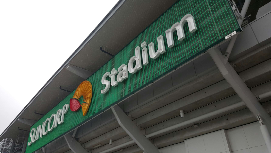 Suncorp stadium sign